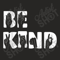 Be Kind Hand Signal Sign Language Kindness Ladies Fitted T-shirt | Artistshot