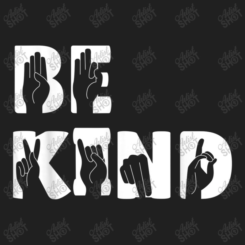 Be Kind Hand Signal Sign Language Kindness Ladies Polo Shirt by YenNgoc | Artistshot