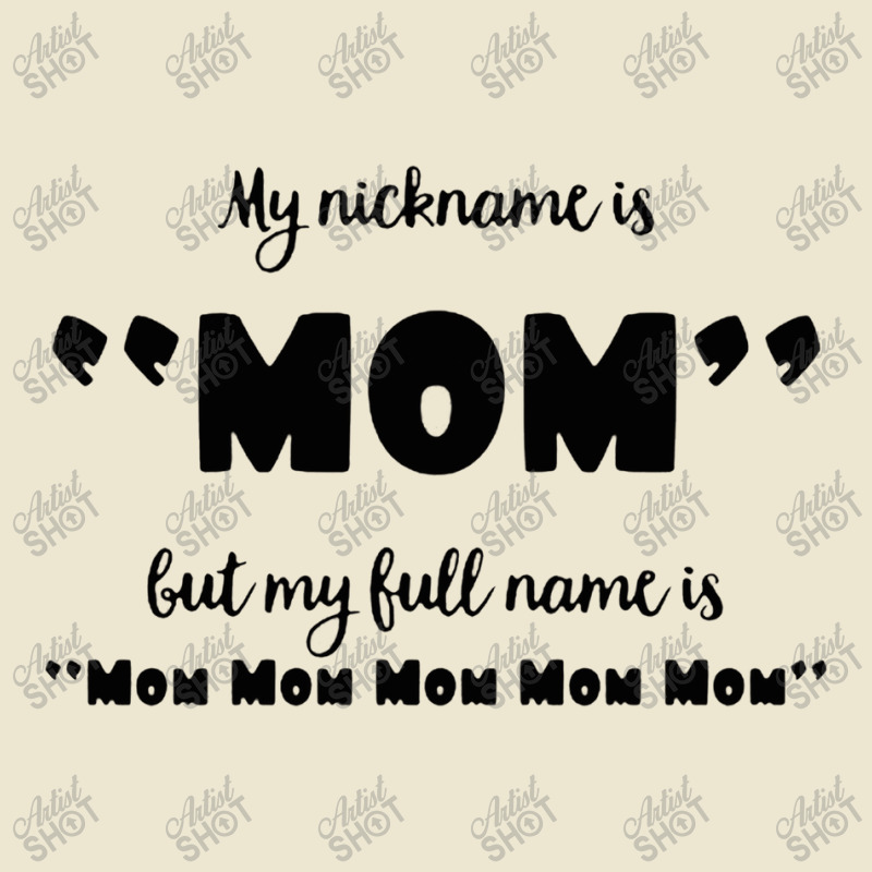 My Nickname Is Mom Cropped Hoodie by ladadipdap | Artistshot