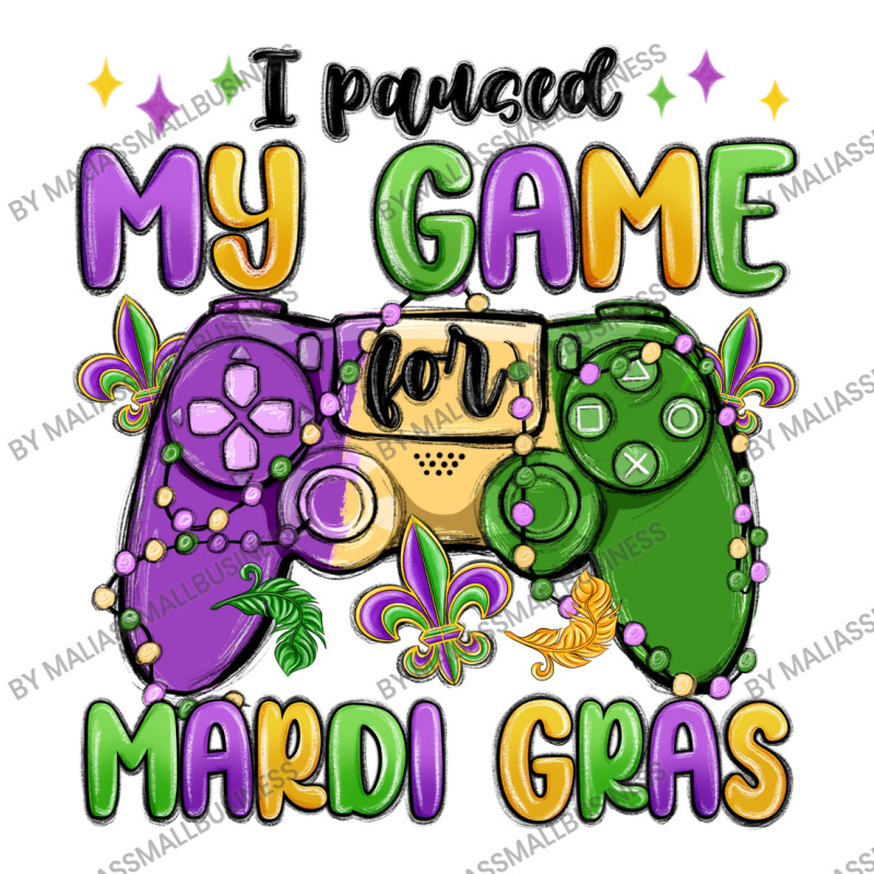 I Paused My Game For Mardi Gras Traveler Paper Bag -13 X 6 X 15 3/4 | Artistshot