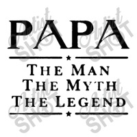 Papa The Man The Myth The Legend Men's 3/4 Sleeve Pajama Set | Artistshot