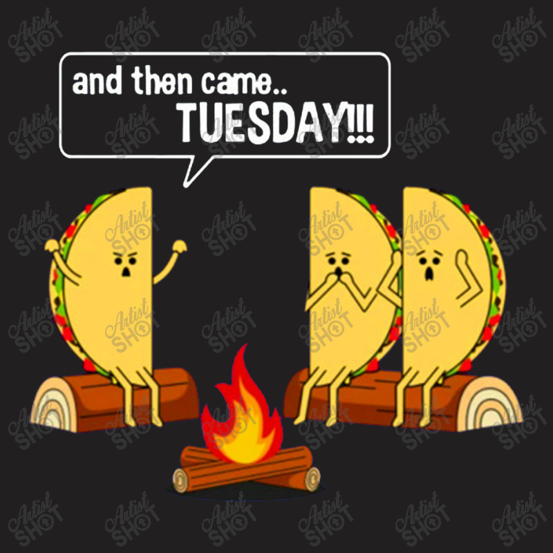 Scary Campfire Story About Tuesdays T-shirt | Artistshot