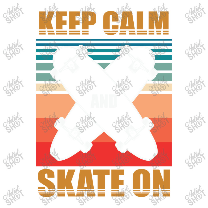 Cool Skateboarding Keep Calm 23418410 Wine Paper Bag - 5 1/2 X 3 1/4 X 13 | Artistshot