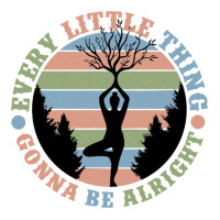 Yoga Fitness Zenevery Little Thing Gonna Be Alright Spiritual And Mind Wine Paper Bag - 5 1/2 X 3 1/4 X 13 | Artistshot