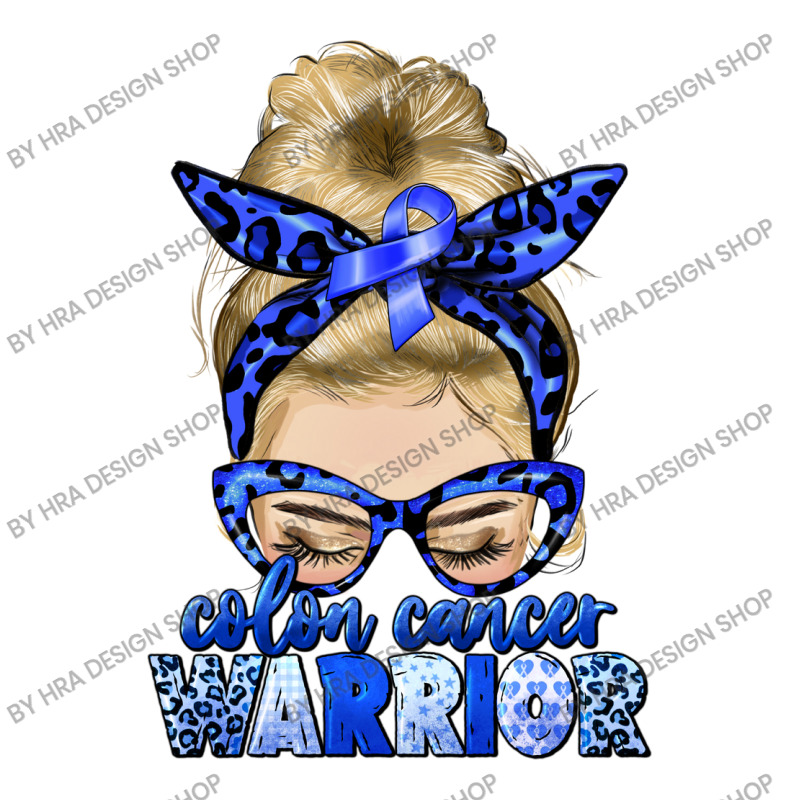 Colon Cancer Warrior Blonde Messy Bun Jumbo Paper Bag - 18 X 7 X 18 3/4 | Artistshot