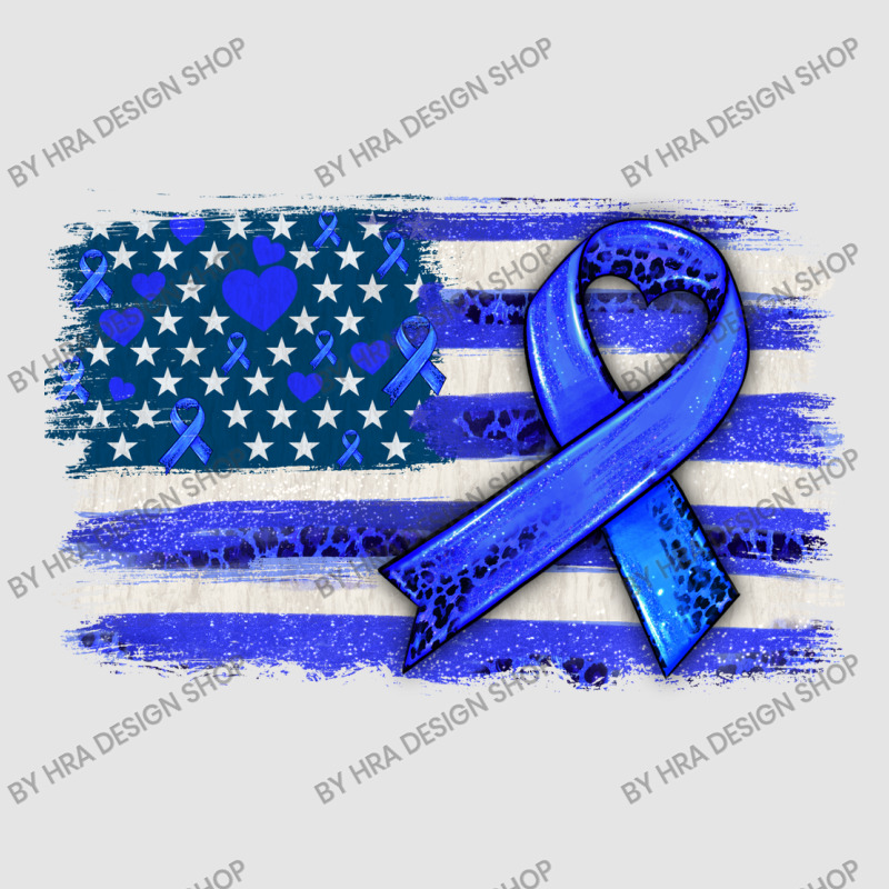 Colon Cancer Color  American Cancer Flag Medium-length Apron | Artistshot