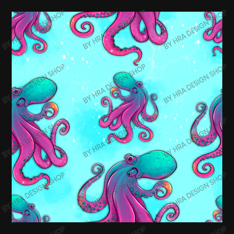 Colorful Octopus Seamless Pattern Graphic T-shirt by HRA Design Shop | Artistshot