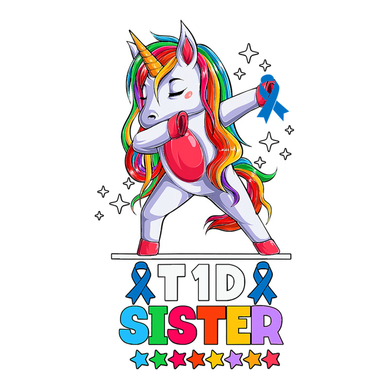 Unicorn Lover Pony Type Diabetic Sister Unicorn Diabetes Awareness 9 U Cub Paper Bag - 8 x 4 1/2 x 10 1/4 by circularflap | Artistshot