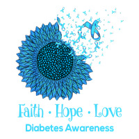 Diabetes Diabetic Sunflower Faith Hope Love Diabetic 7 Diabetes Awaren Cub Paper Bag - 8 X 4 1/2 X 10 1/4 | Artistshot