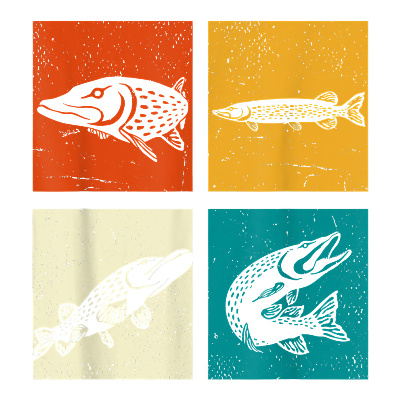 Pop Art Underwater Fishkeeping Fishing Pike Retro Fish T Shirt Cub Paper Bag - 8 X 4 1/2 X 10 1/4 | Artistshot