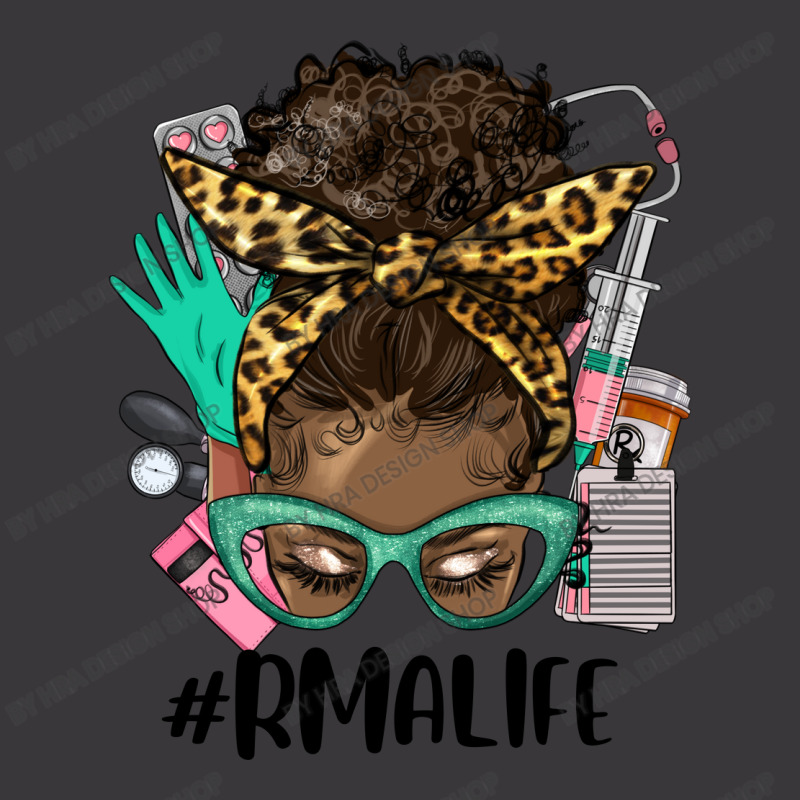 Afro Messy Bun Rma Life Ladies Curvy T-shirt | Artistshot