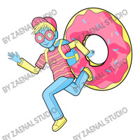 Just Run Because Love Donut Cub Paper Bag - 8 X 4 1/2 X 10 1/4 | Artistshot