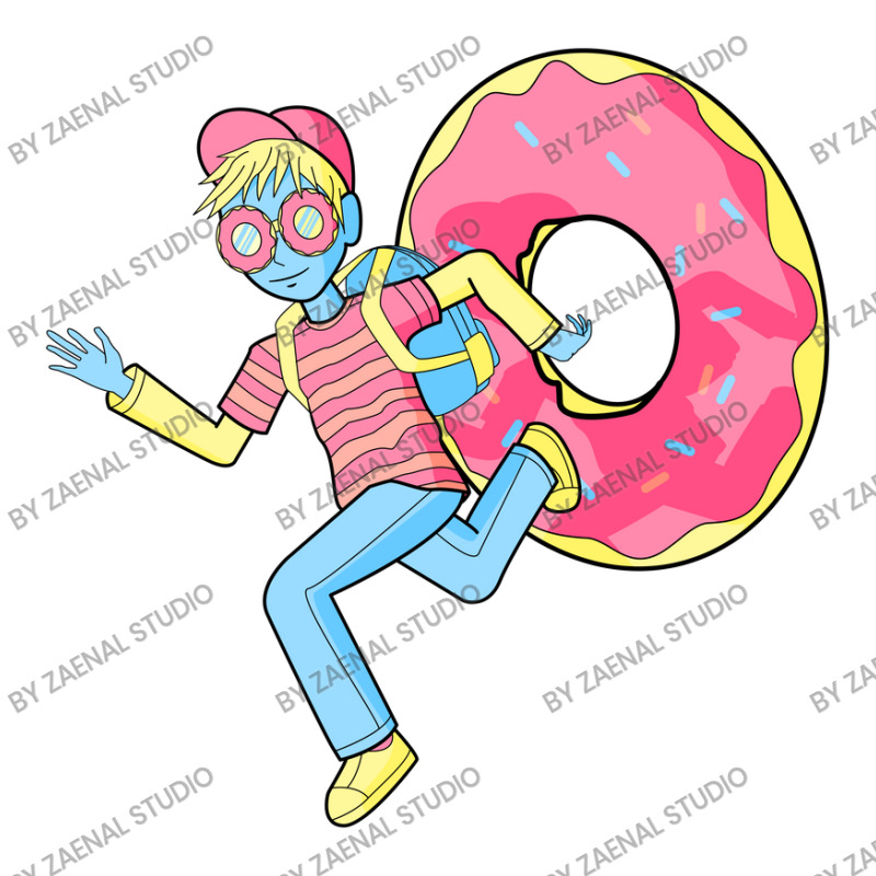 Just Run Because Love Donut Cub Paper Bag - 8 X 4 1/2 X 10 1/4 | Artistshot