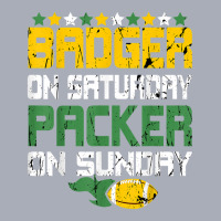 American Football Funny Badger On Saturday Tank Dress | Artistshot