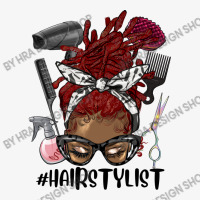 Afro Messy Bun Red Locs Hairstylist Ladies Fitted T-shirt | Artistshot