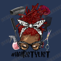 Afro Messy Bun Red Locs Hairstylist Ladies Denim Jacket | Artistshot