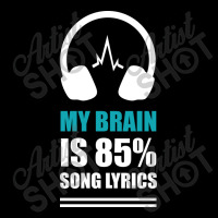 Brain Music Song Lyrics Headphones Youth Zipper Hoodie | Artistshot