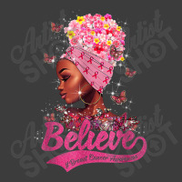 Breast Cancer Awareness Black Woman Warrior Support Believe Men's Polo Shirt | Artistshot