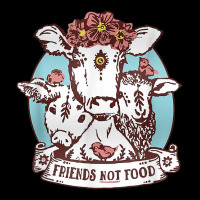 Animals Are Friends Not Food Pig Cow Sheep Vegan Vegetarian Men's 3/4 Sleeve Pajama Set | Artistshot