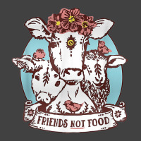 Animals Are Friends Not Food Pig Cow Sheep Vegan Vegetarian Vintage T-shirt | Artistshot