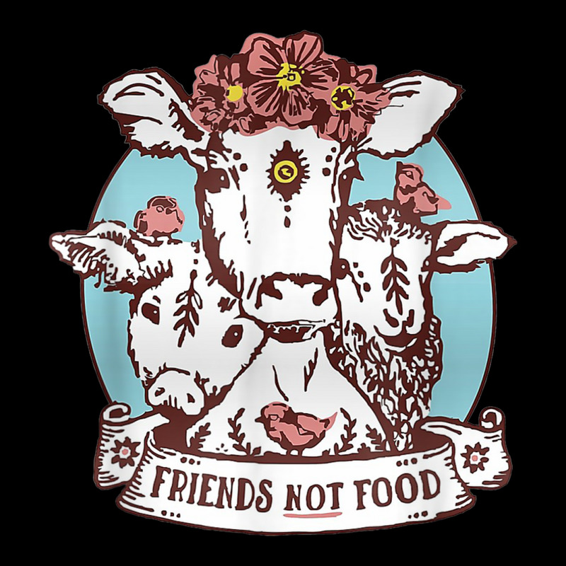 Animals Are Friends Not Food Pig Cow Sheep Vegan Vegetarian Fleece Short | Artistshot