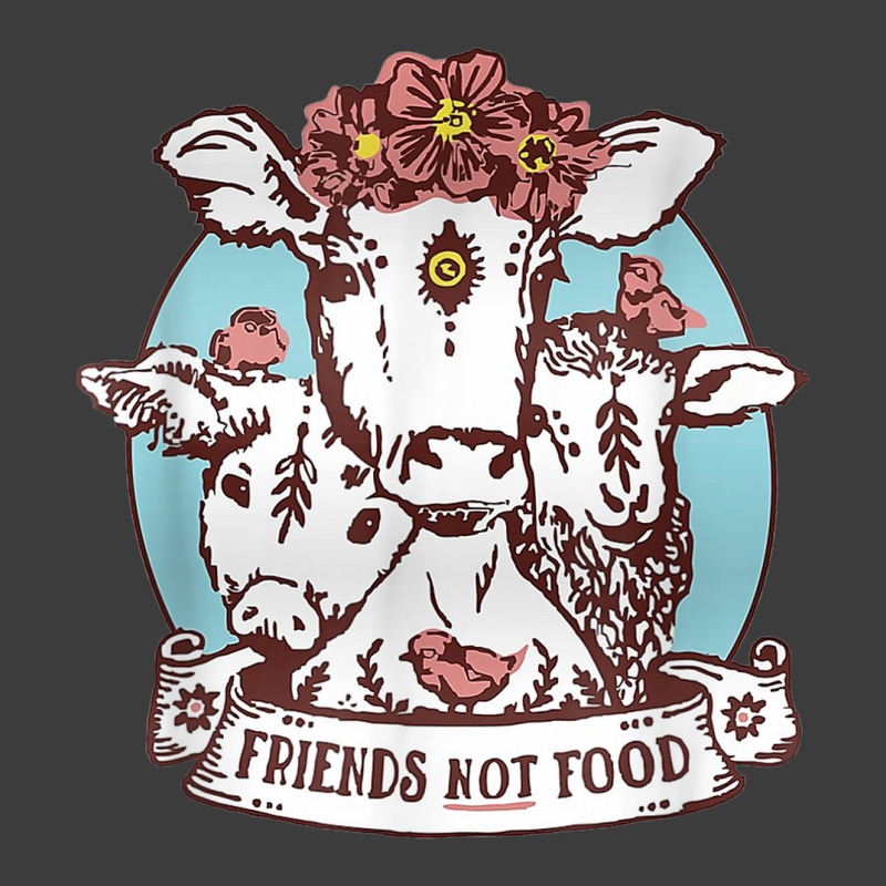 Animals Are Friends Not Food Pig Cow Sheep Vegan Vegetarian Men's Polo Shirt | Artistshot