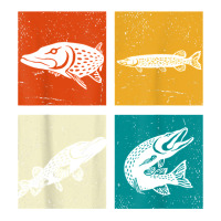 Pop Art Underwater Fishkeeping Fishing Pike Retro Fish T Shirt Take Out Paper Bag - 14 X 10 X 15 1/2 | Artistshot