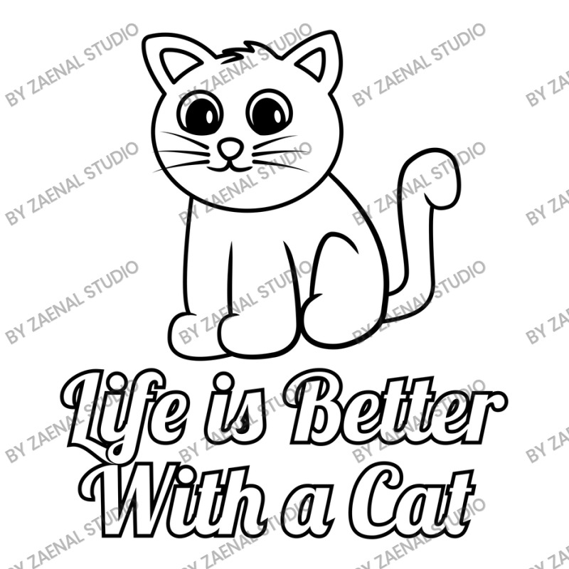 Life Is Better With A Cat Cub Paper Bag - 8 X 4 1/2 X 10 1/4 | Artistshot