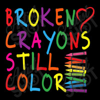 Broken Crayons Still Color Mental Health Awareness Heart V-neck Tee | Artistshot