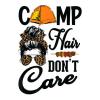 Ladies Camp Hair Don't Care Funny Outdoors Women Teen Girls T Shirt Debie Paper Bag - 10 X 5 X 13 | Artistshot