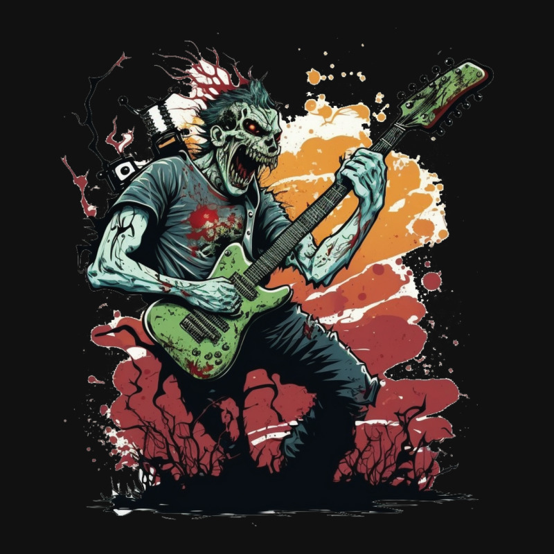 Zombie Rock Graphic T-shirt | Artistshot