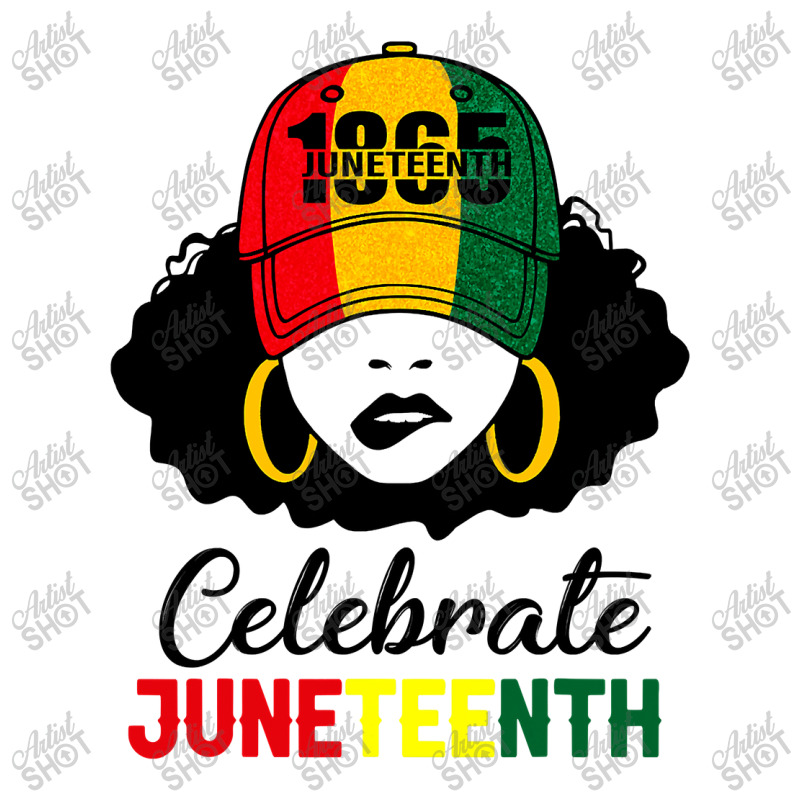 Celebrate Juneteenth 1865 Black Girl Magic Melanin Women T Shirt Double Wine Paper Bag - 6 1/2 X 3 1/2 X 12 3/8 | Artistshot