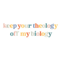 Keep Your Theology Off My Biology Pro Choice Feminist Retro Tank Top Double Wine Paper Bag - 6 1/2 X 3 1/2 X 12 3/8 | Artistshot