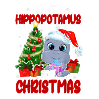 Hippopotamus I Want A Hippopotamus For Christmas Funny Xmas 363 Hippo Jumbo Paper Bag - 18 X 7 X 18 3/4 | Artistshot