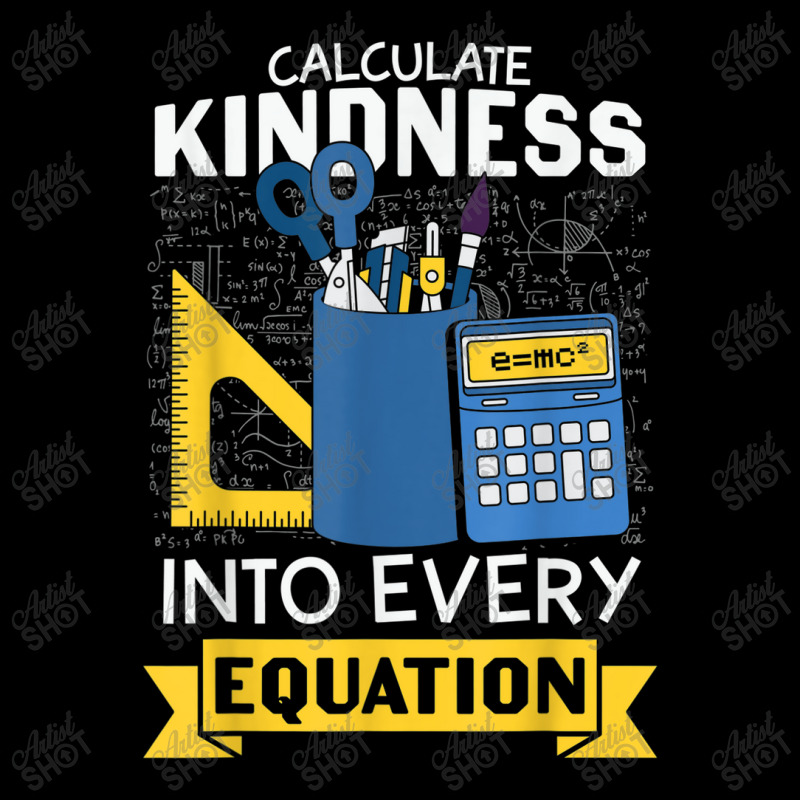 Calculate Kindness Into Every Equation Math Cropped Hoodie by Yuh2105 | Artistshot