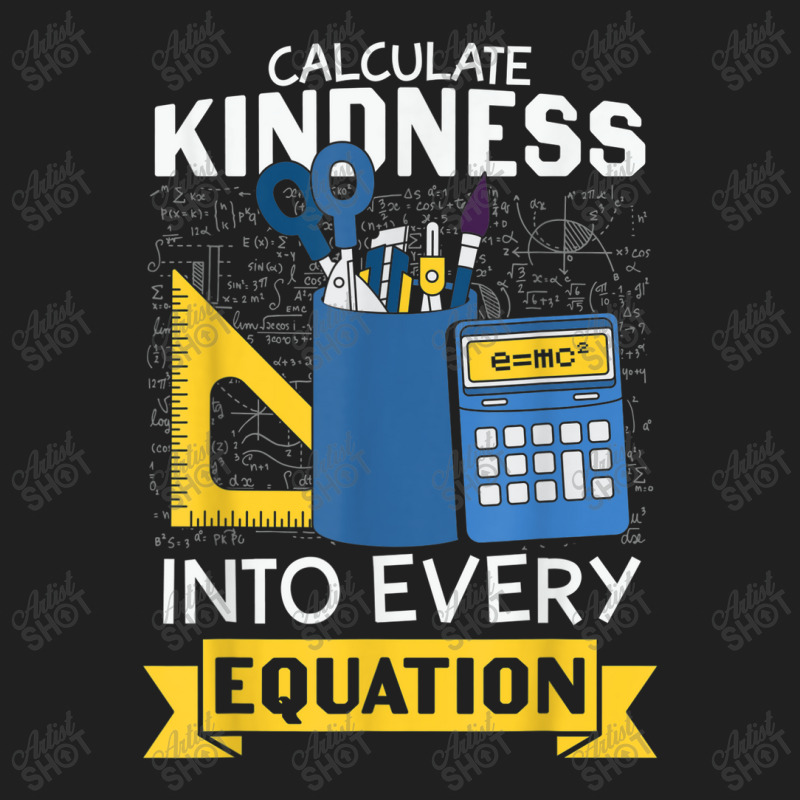 Calculate Kindness Into Every Equation Math Ladies Polo Shirt by Yuh2105 | Artistshot