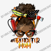 Afro Messy Bun Firefighter Mom Graphic T-shirt | Artistshot