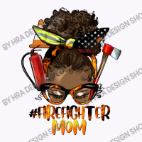 Afro Messy Bun Firefighter Mom Tank Top | Artistshot