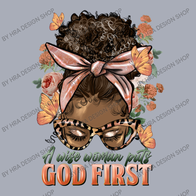 Afro Messy Bun A Wise Woman Puts God First Tank Dress by HRA Design Shop | Artistshot