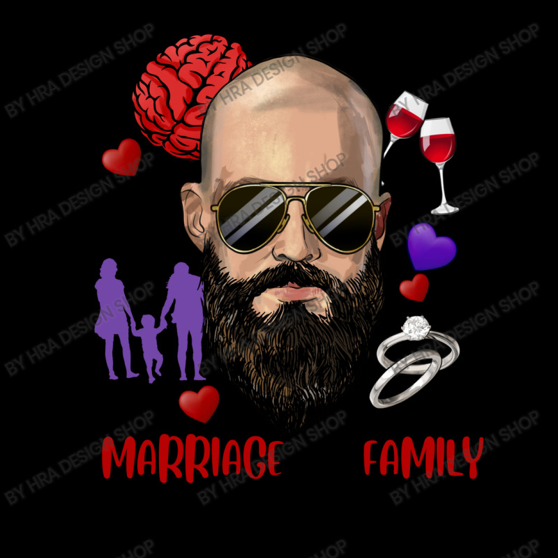 White Bald Man Bearded Marriage And Family Therapi Cropped Sweater by HRA Design Shop | Artistshot