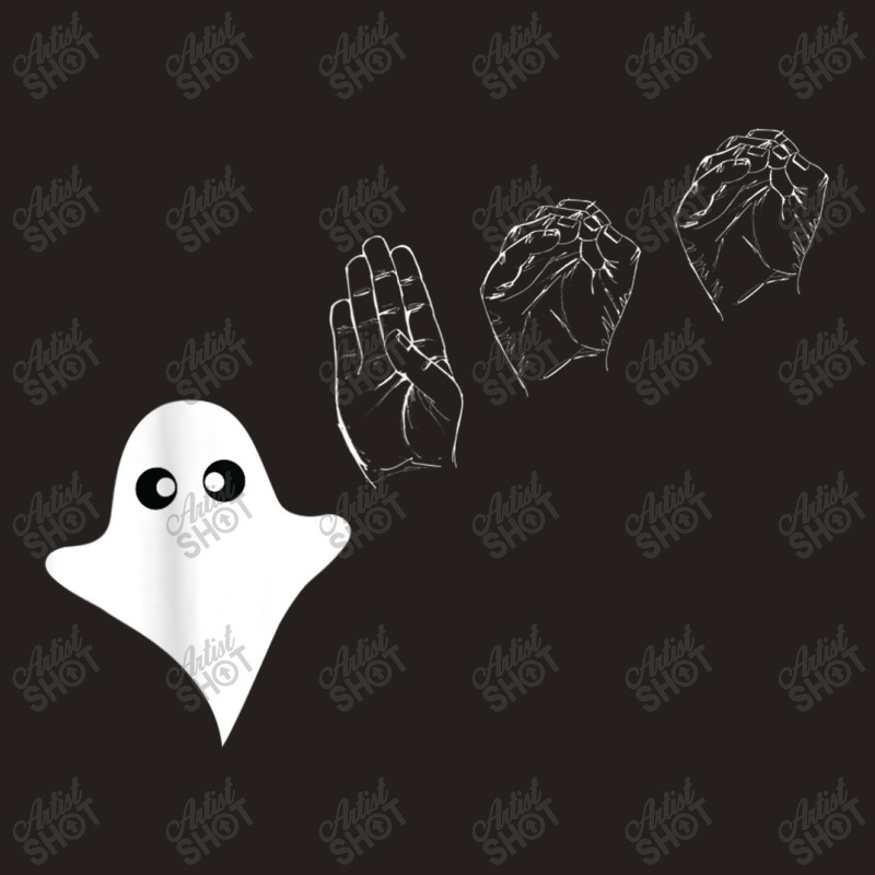 Boo Asl Sign Language Funny Ghost Halloween Tank Top by YenNgoc | Artistshot