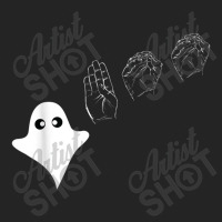 Boo Asl Sign Language Funny Ghost Halloween 3/4 Sleeve Shirt | Artistshot