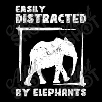 Easily Distracted By Elephants | Funny Zoo Camo Snapback | Artistshot