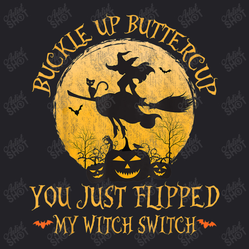 Cat Buckle Up Buttercup You Just Flipped My Witch Switch Youth Tee | Artistshot