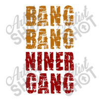 Bang Bang Niner Gang Football Double Wine Paper Bag - 6 1/2 X 3 1/2 X 12 3/8 | Artistshot