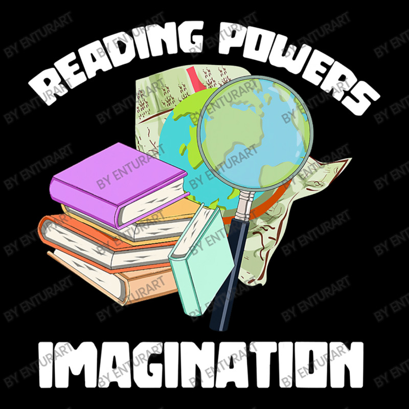 Reading Powers Imagination Bookworm Cropped Sweater by EnturArt | Artistshot