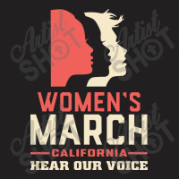 Women's March Hear Our Voice California T-shirt | Artistshot