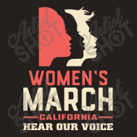 Women's March Hear Our Voice California Tank Top | Artistshot