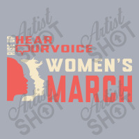 Women's March Rise Up Hear Our Voice Tank Dress | Artistshot