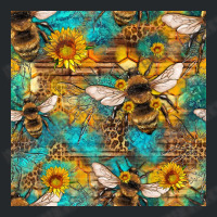 Bees And Sunflower Seamless Pattern Crewneck Sweatshirt | Artistshot